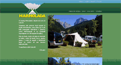 Desktop Screenshot of campingmarmolada.com