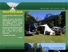 Tablet Screenshot of campingmarmolada.com